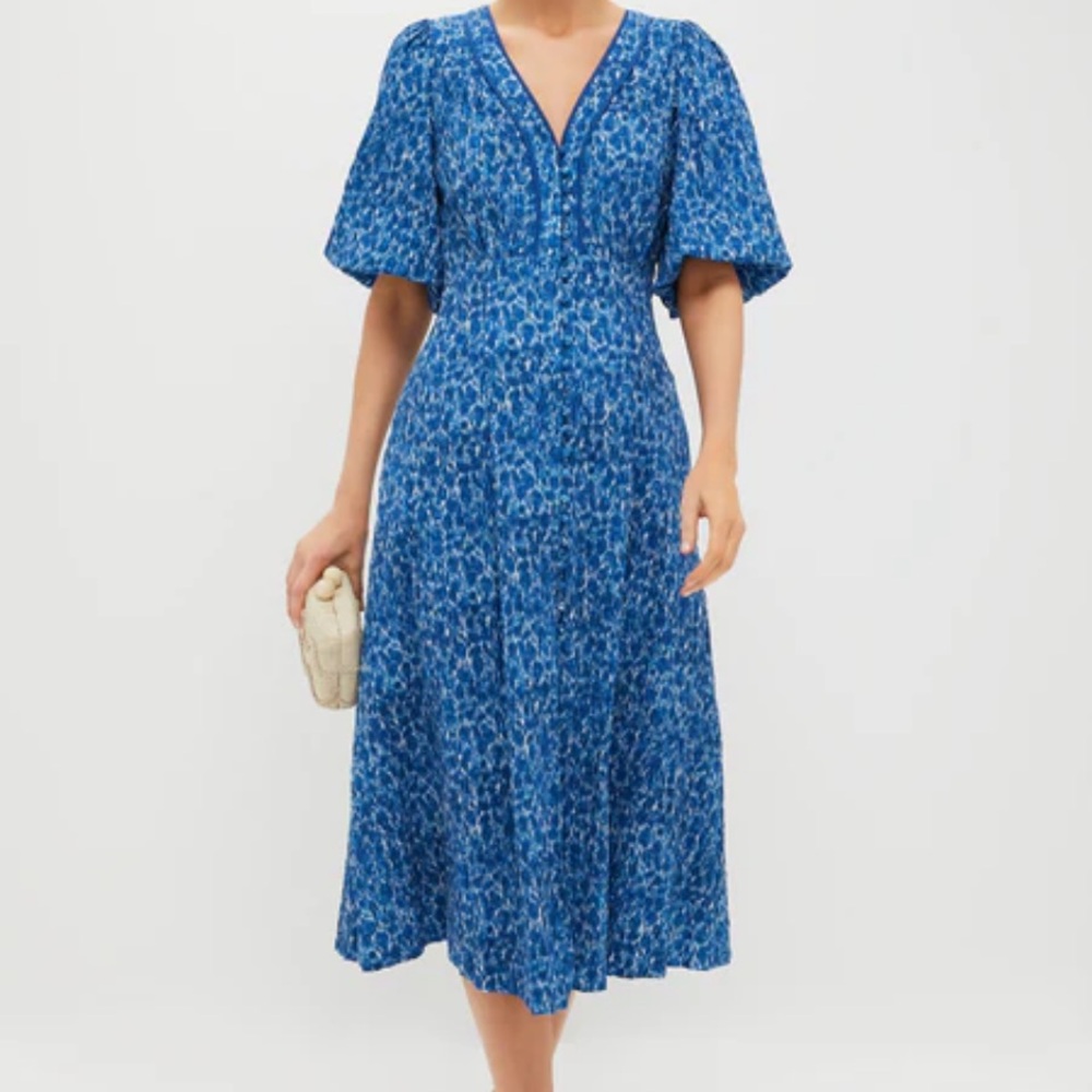 Seaport Blue Dana Dress - Picture 2 of 11